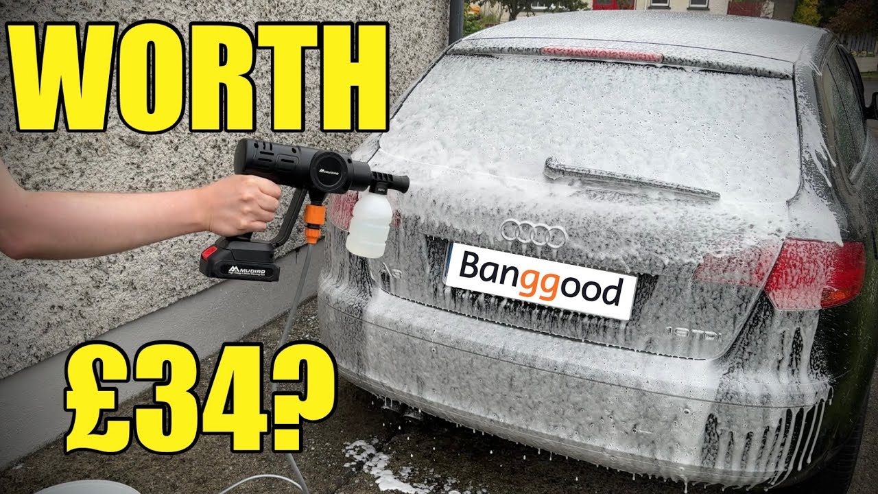 We Test Banggood's MUDIRO &pound;34 Cordless Pressure Washer