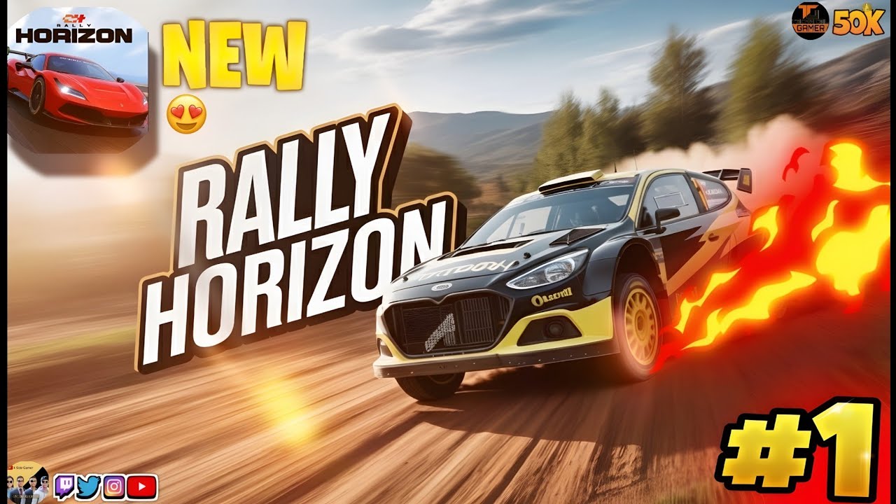 Everyone One Can Play This Game 😱 ( ULTRA GRAPHICS ) - Rally Horizon Gameplay in Hindi #1  