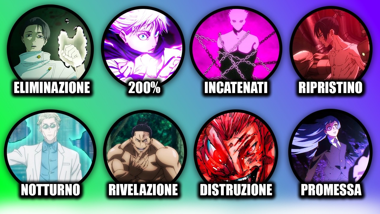 TUTTI I VOTI VINCOLANTI DI JUJUTSU KAISEN