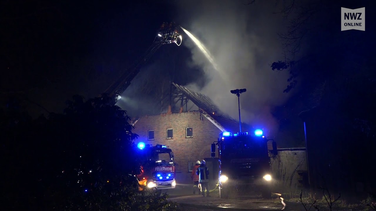 Brand In Barßel: Haus wird Opfer der Flammen