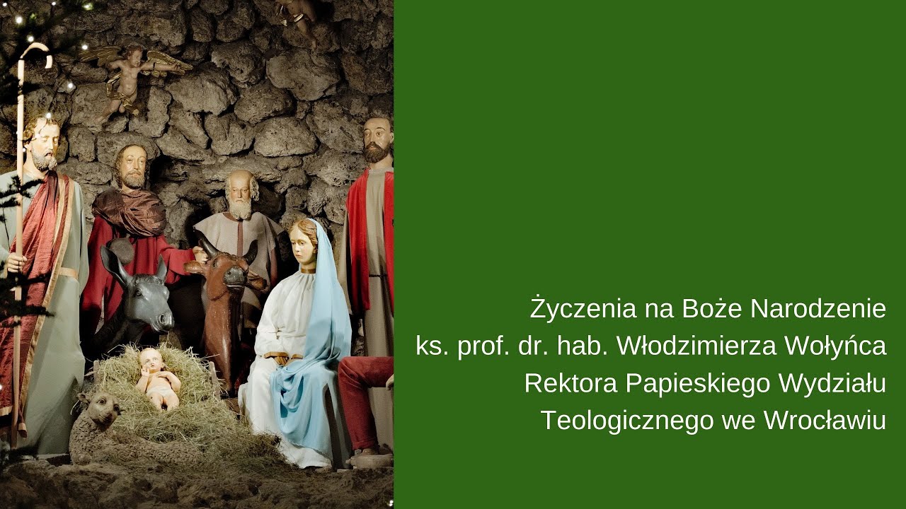 Życzenia świąteczne Rektora PWT