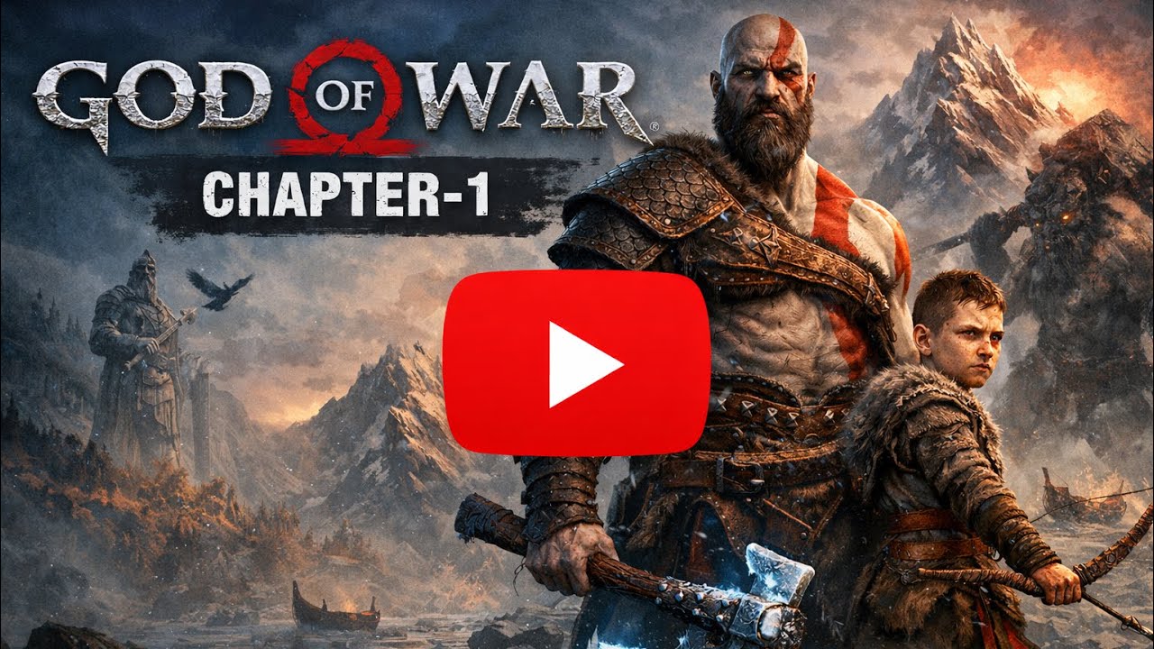God of War Chapter-1 ⚔️ | First Time Gameplay | Full Action #godofwar 