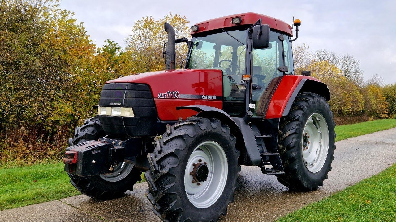 CASE Maxxum MX 110 4WD Cummins engine tractor 23646