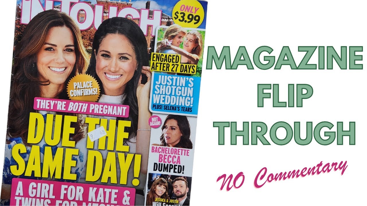 Intouch Celebrity Magazine Flip Through July 2018 Princess Wales Megan Markle No Commentary