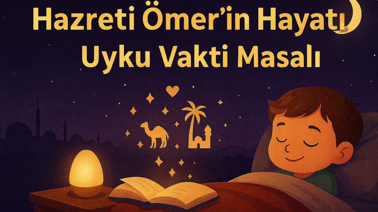 Hazreti Ömer’in Hayatı | Adalet Dolu Uyku Vakti Masalı ve Ninni 🌙 Çocuklar İçin