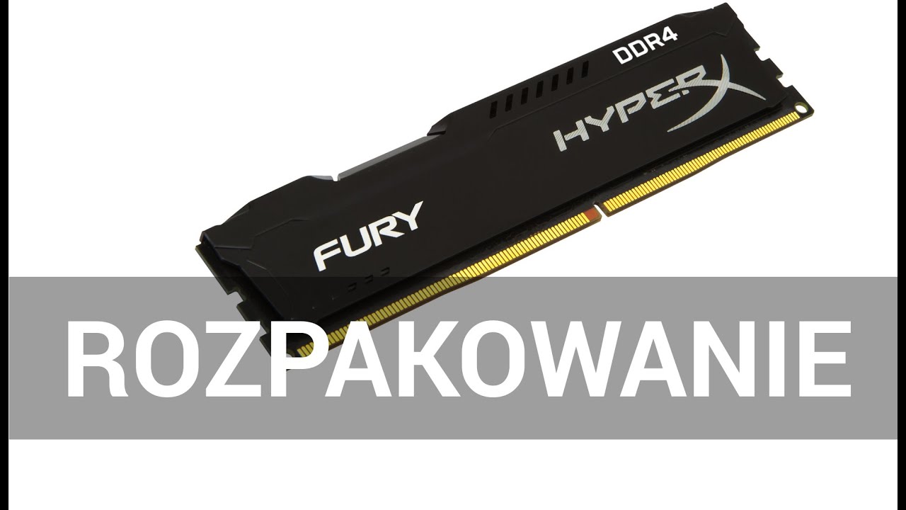HyperX FURY 8GB 2133MHz DDR4 pamięć RAM - ROZPAKOWANIE [IT Serwis]