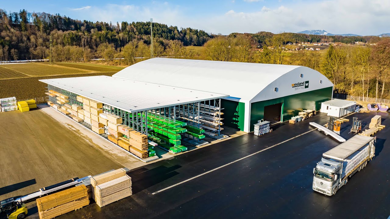 Videoreportage Holzkurier | MODULAR Halle für Weyland