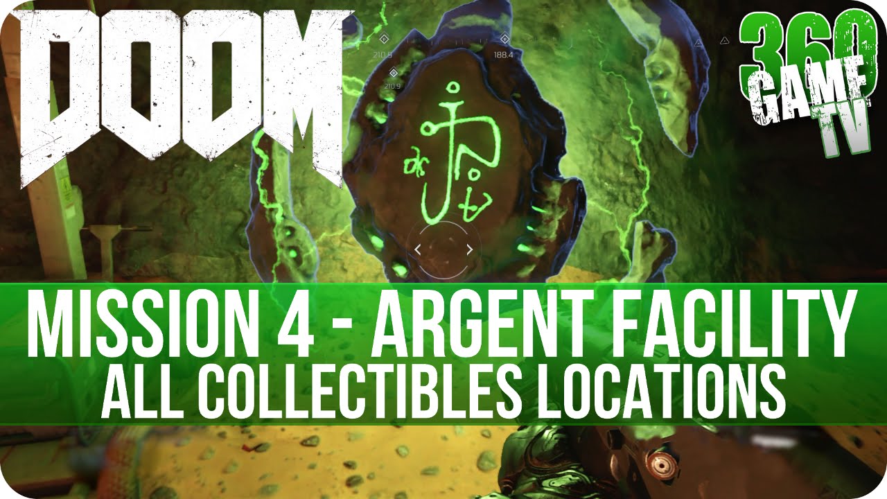 Doom Mission 4 All Collectibles (Secrets, Collectibles, Data Logs, Runes, Elite Guards, Drones)