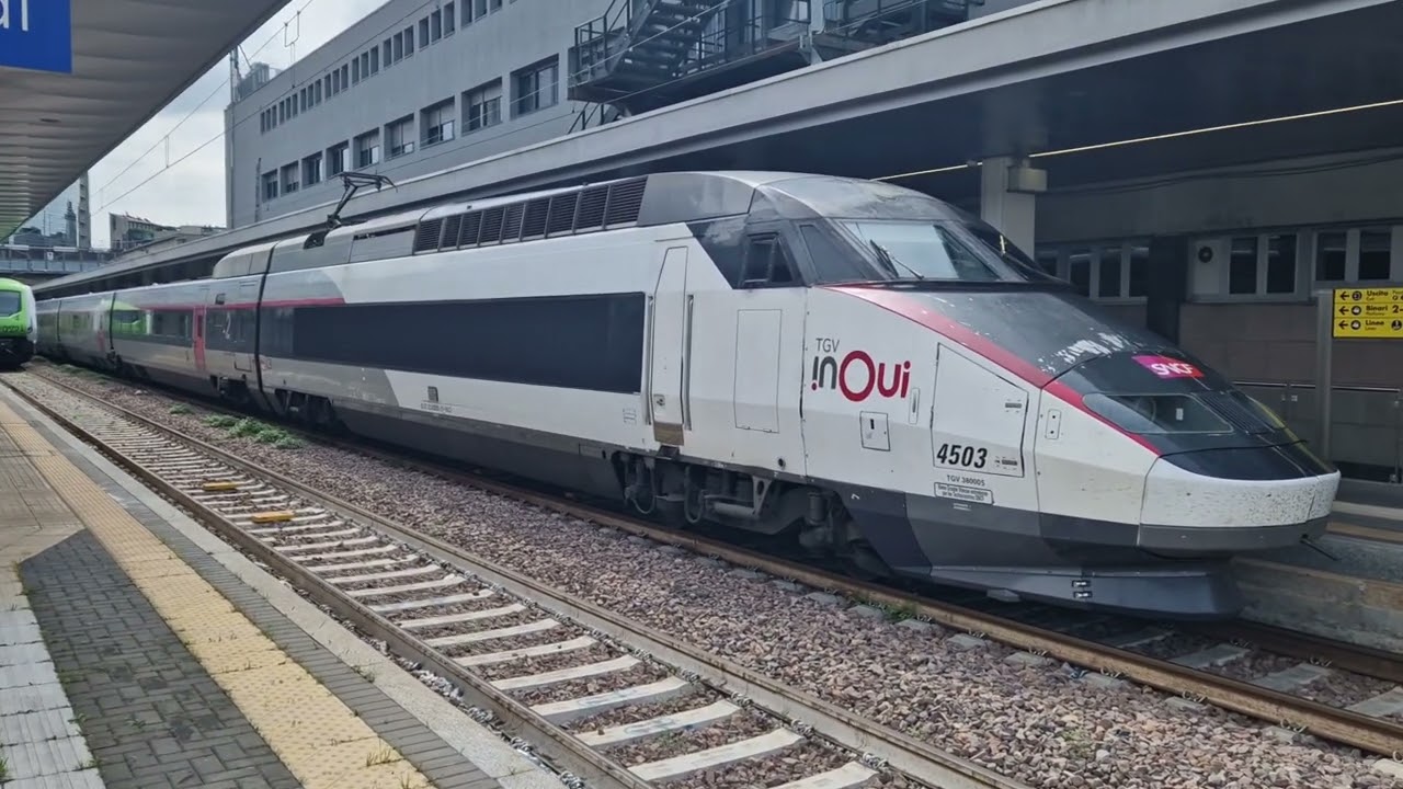 TGV IN QUI 9246 MILANO P.G  - PARIS  GARE DE LYON .