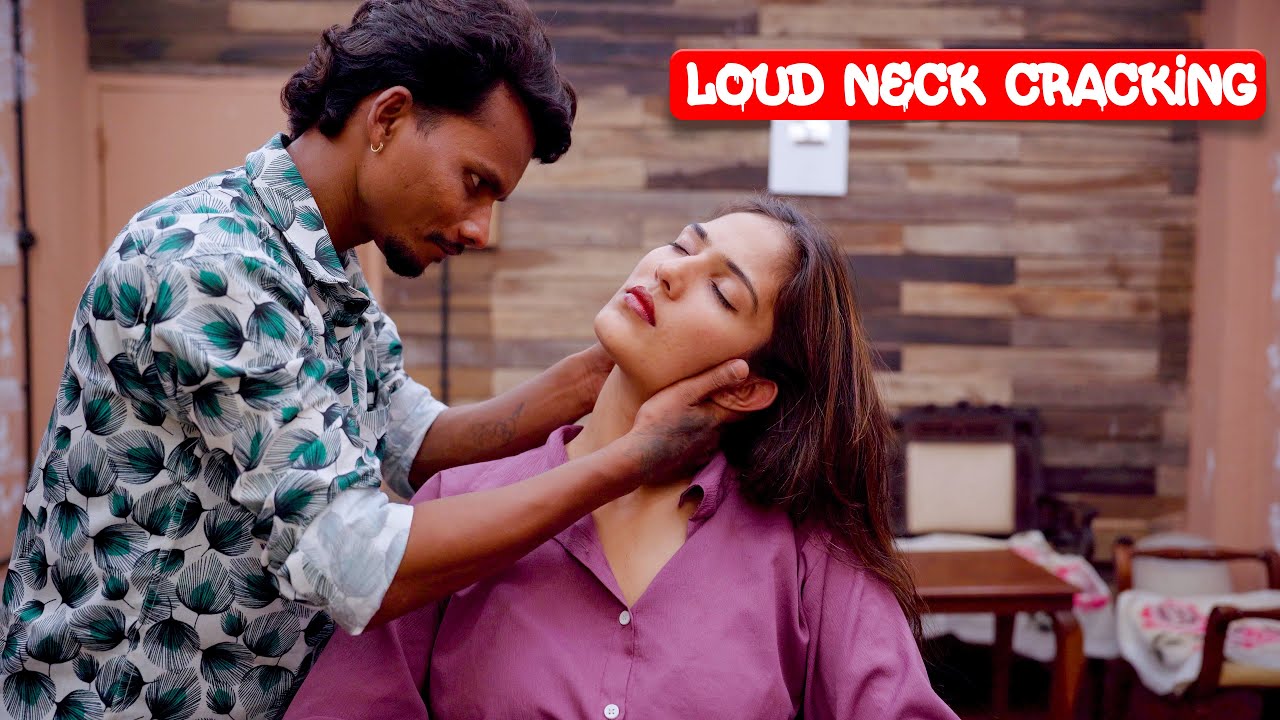 Loud Neck Cracking ASMR by Master Cracker | Satisfying Bone Pops & Indian Massage