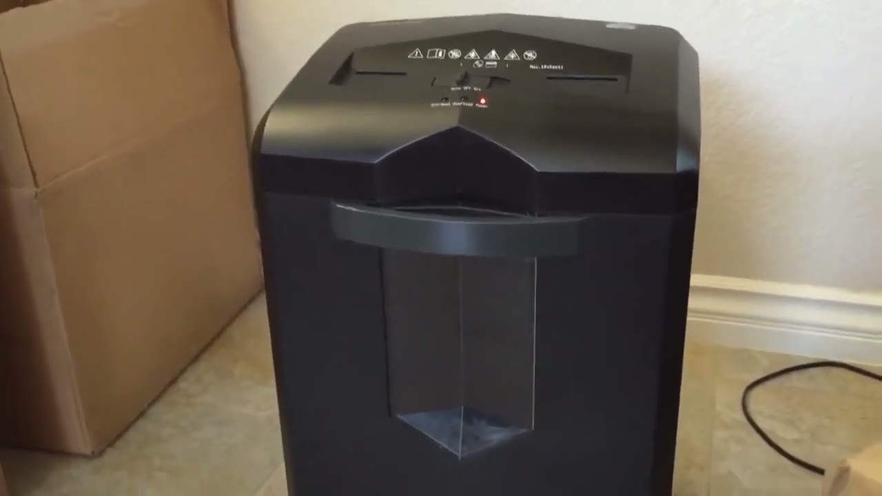 Bonsaiishop Paper Shredder For Home Use | 18-Sheet Cross-Cut Silent-shred