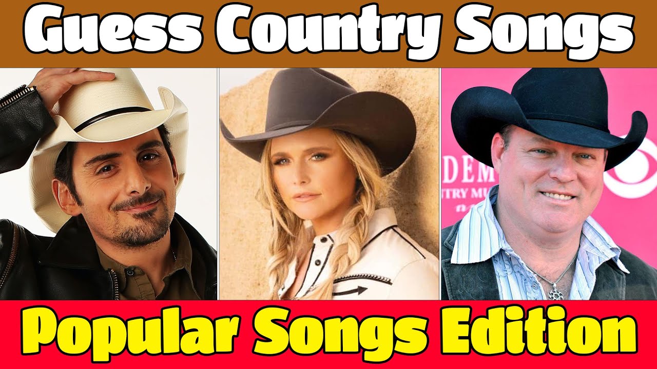 Music Quiz : Guess 30 Country Music | Most Popular Country Songs Edition | Song Quiz | Country Songs