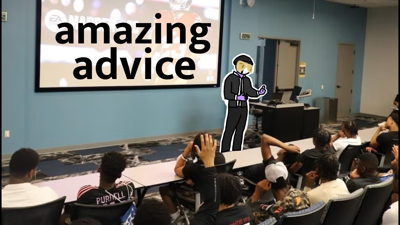 highschooler gives amazing presentation advice while playing doomspire