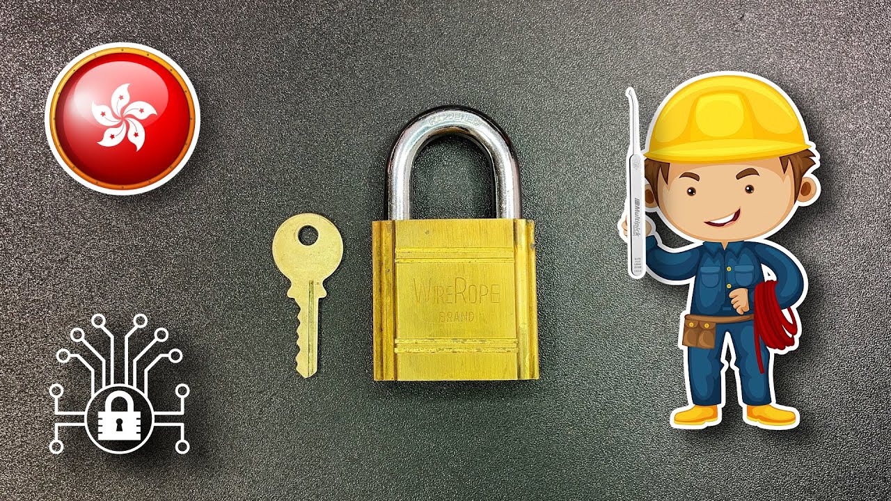 Wire Rope Brand 🤔🇭🇰 Hong Kong padlock picked