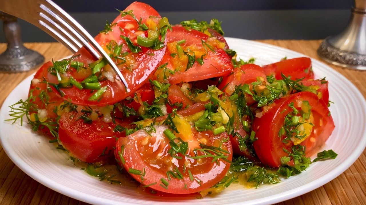 ТОП-3 самых вкусных закусок из помидоров! 🍅Быстро и легко!