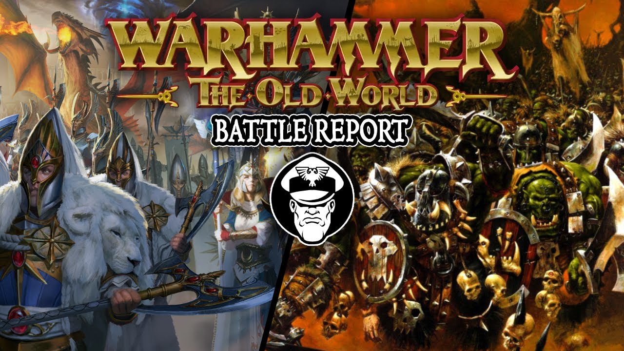 The Green Tide Cometh! High Elves Vs Orcs & Goblins! | Warhammer The Old World Battle Report