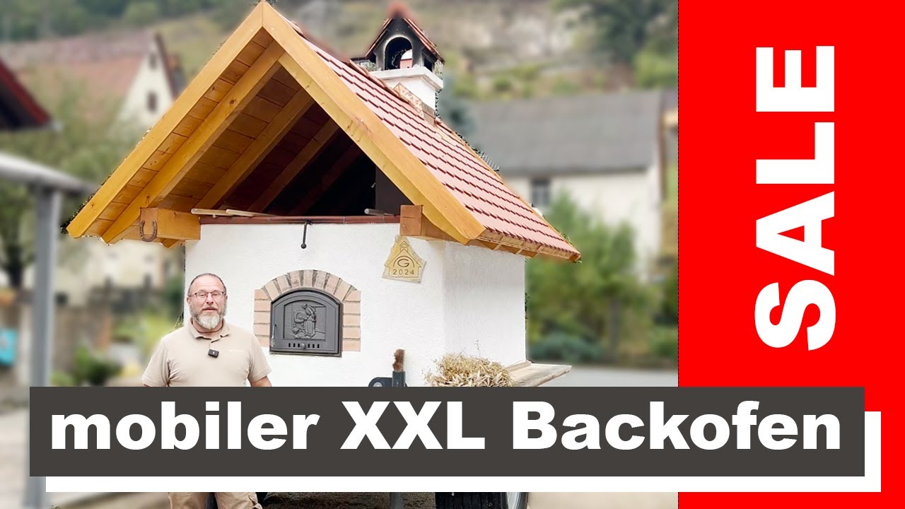 Mobiler XXXL Holzbackofen zu verkaufen