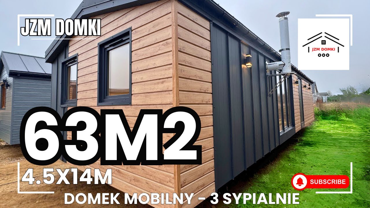 Nr 25 Jeden z Największych Domków Mobilnych w Polsce! 63m2 - Pegasus Plus Nowoczesny Domek Mobilny