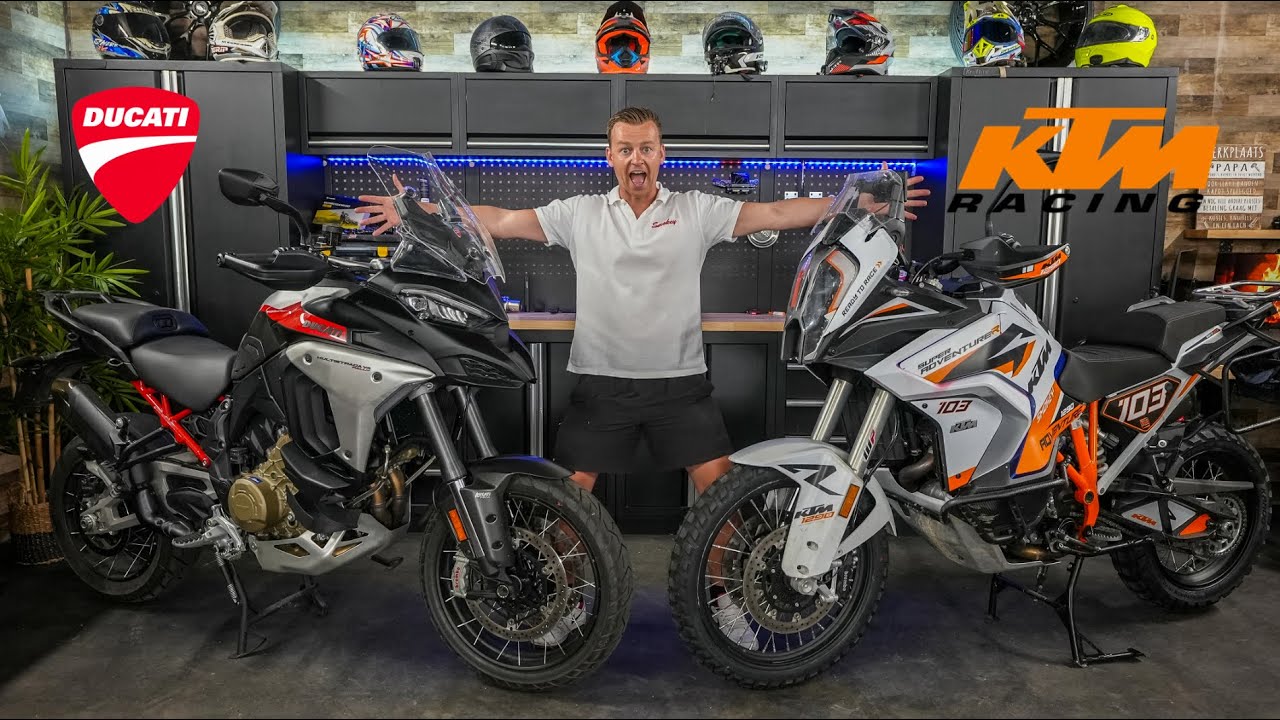 KTM 1290 SAR vs Ducati Multistrada V4  | Side-by-Side Comparison