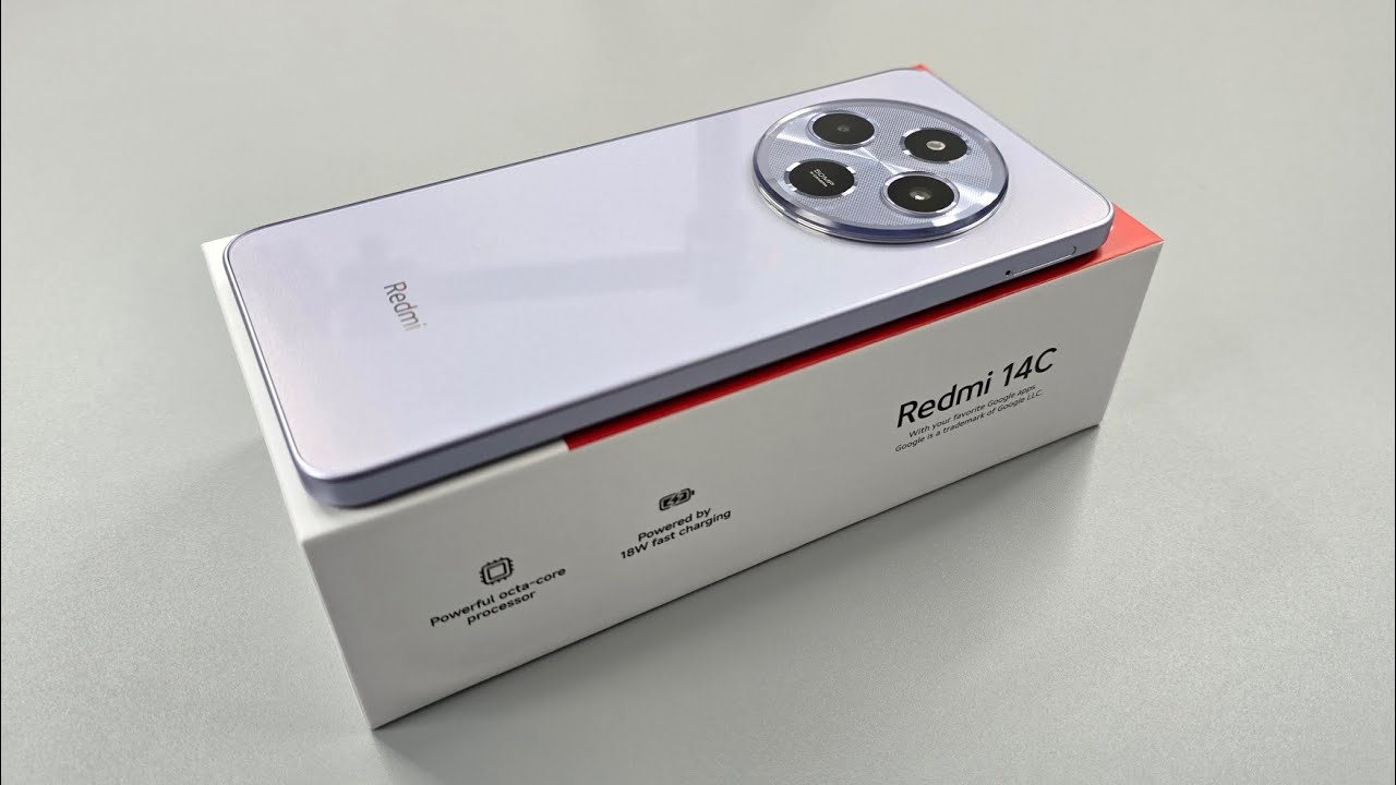 Xiaomi REDMI 14C Unboxing & Camera Test | Dreamy Purple Colour | Retail Unit