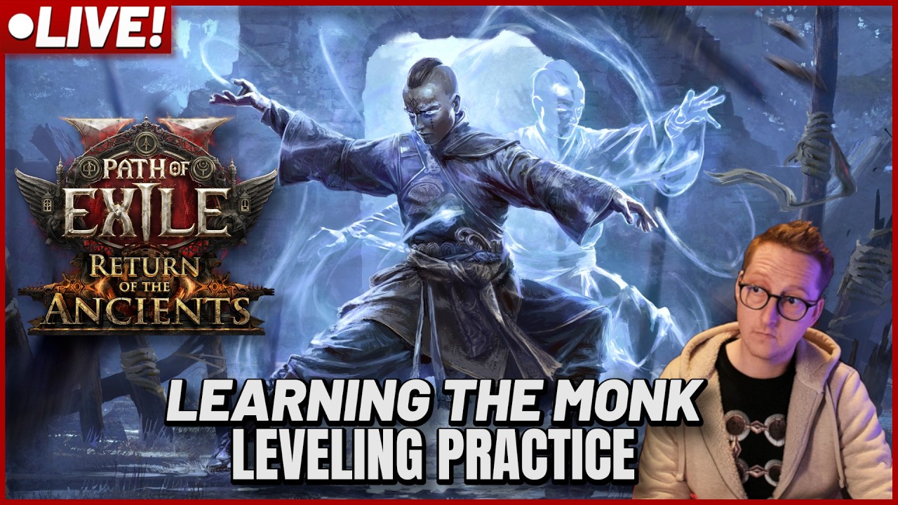 🔴[LIVE] PoE 2 0.5 Learning Monk Leveling (Just in Case)