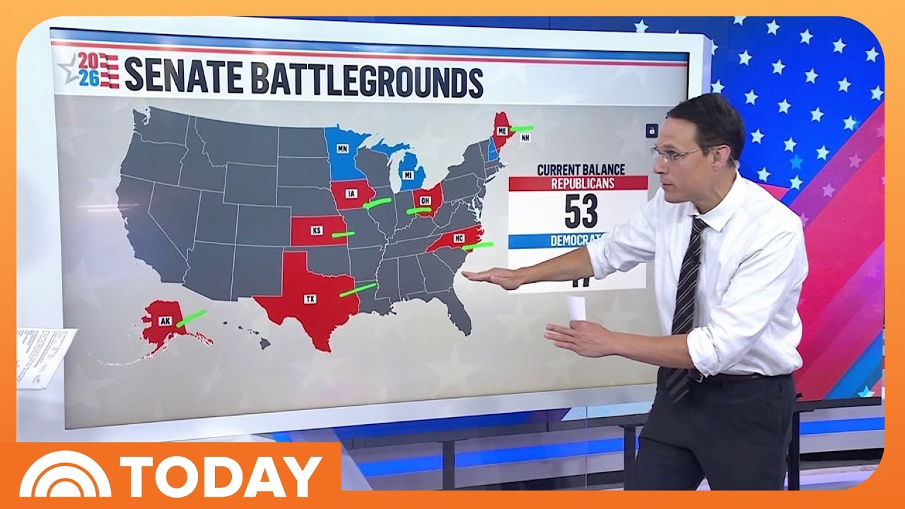 Kornacki: Battleground States to Watch in Crucial 2026 Midterm
