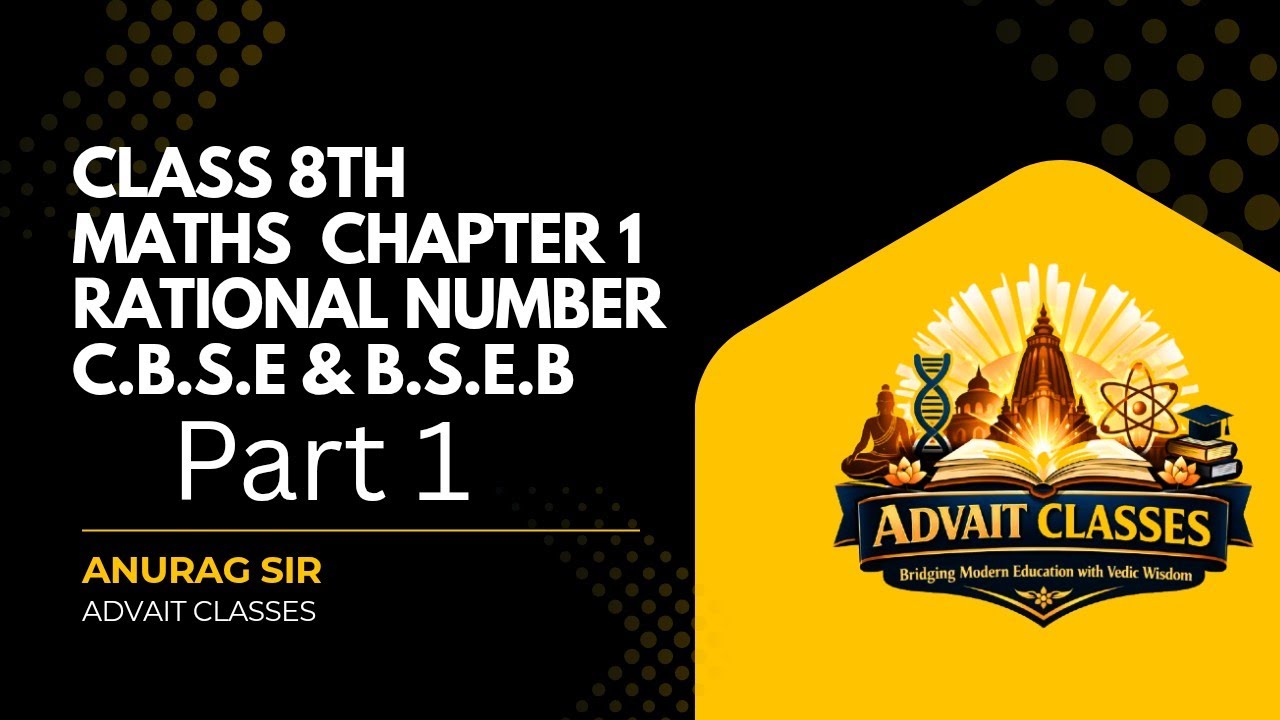 Class 8th Maths Chapter 1 Rational number N.C.E.R.T & R.S AGARWAL || INTRODUCTION 