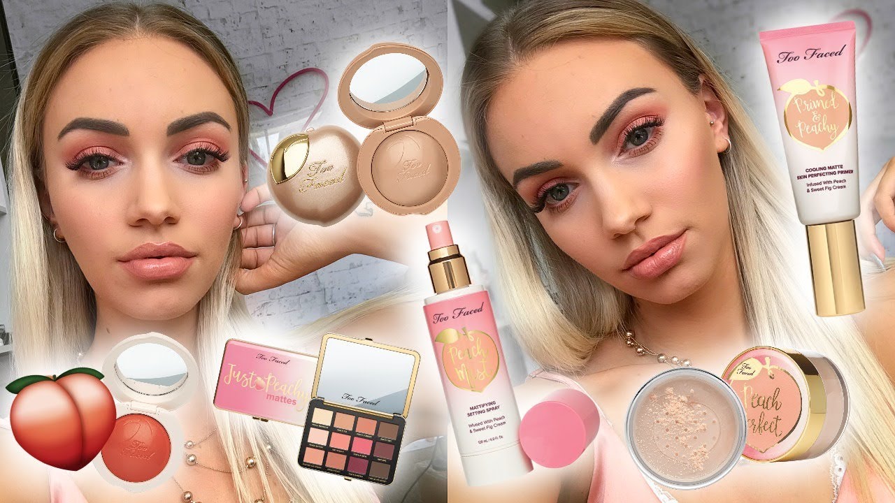 TOO FACED PEACHES & CREAM COLLECTION // Review & Demo