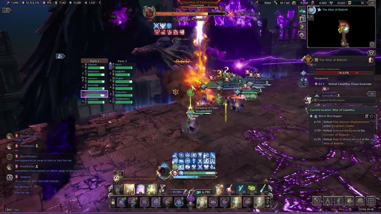 Throne and Liberty - Difficult Raid - Calanthia Boss - Healer POV