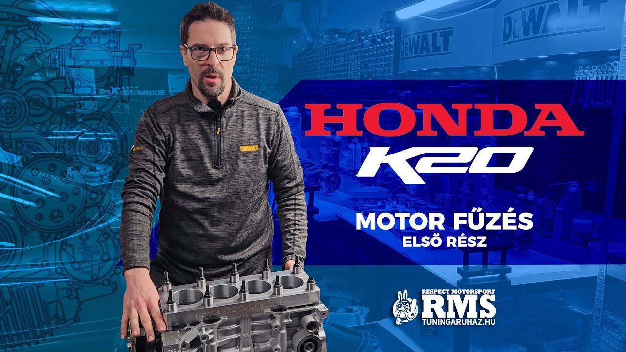 Honda Civic Type-R K20 motor felújítás az RMS-nél I. rész @origincars  #RMS #Tuningaruhaz #rmsgeri