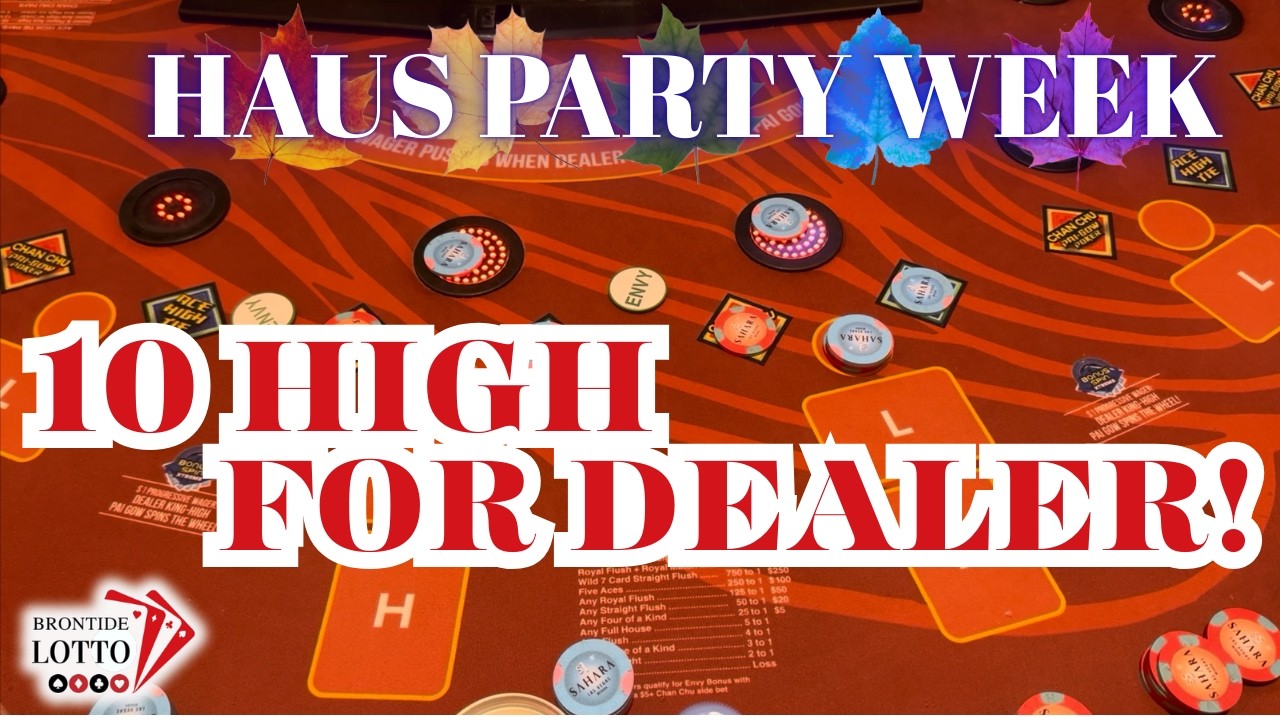 10 ВЫСОКИХ ЦЕН ДЛЯ ДИЛЕРОВ! НЕДЕЛЯ ВЕЧЕРИНОК В ДОМЕ - PAI GOW В SAHARA!