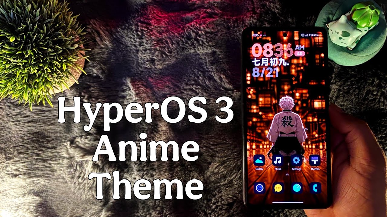 Hyperos 3 Anime premium theme for any xiaomi device's | #hyperos3 