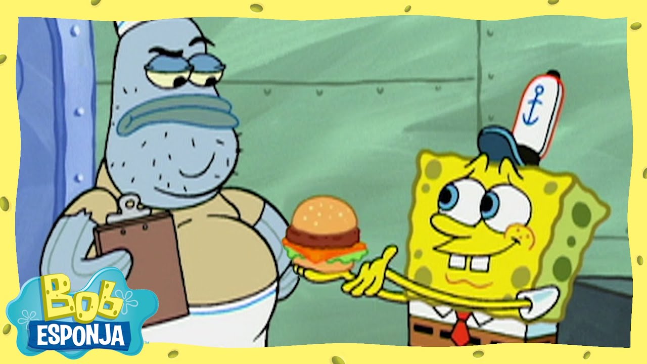 C&oacute;mo hacer la hamburguesa perfecta | Bob Esponja en Espa&ntilde;ol