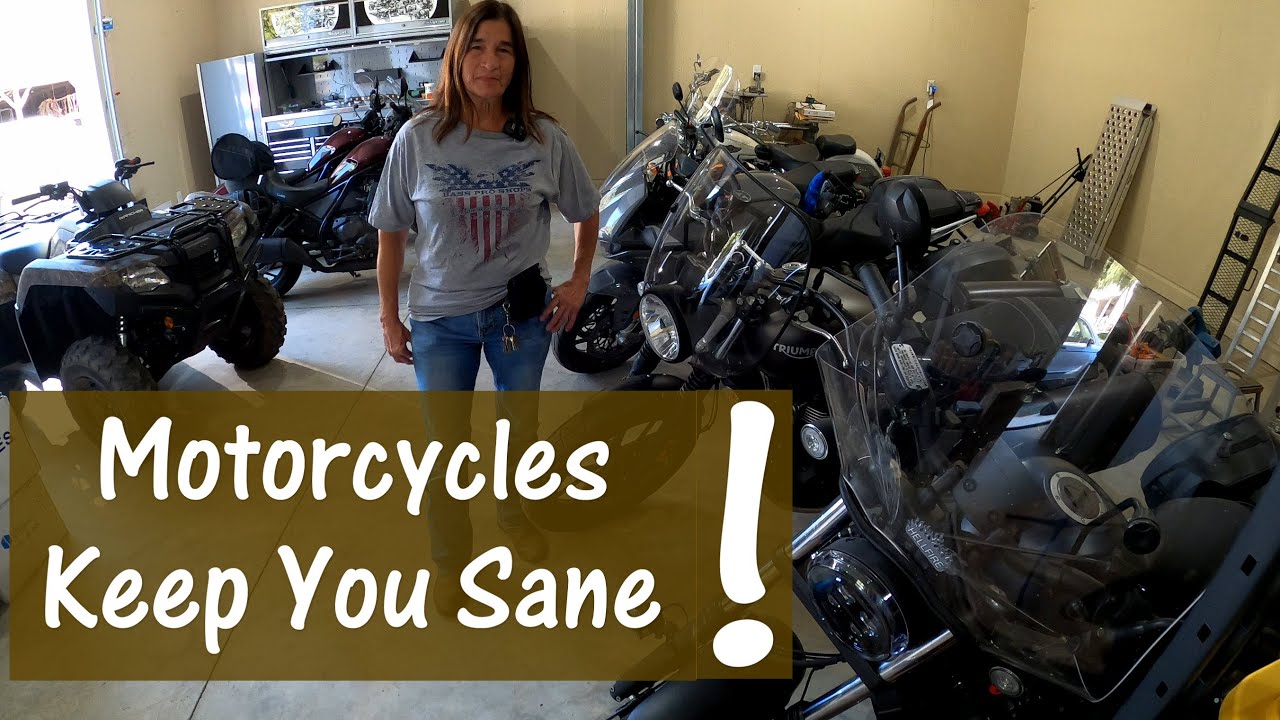 My Motorcycles Kept Me Sane (Motorcycle Insanity!)