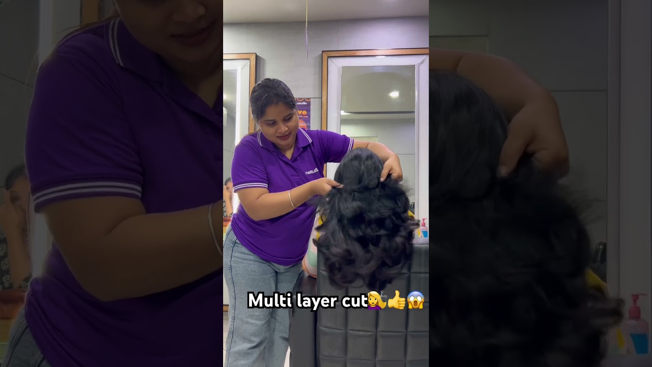#multilayercut#howtocutcurlyhair
