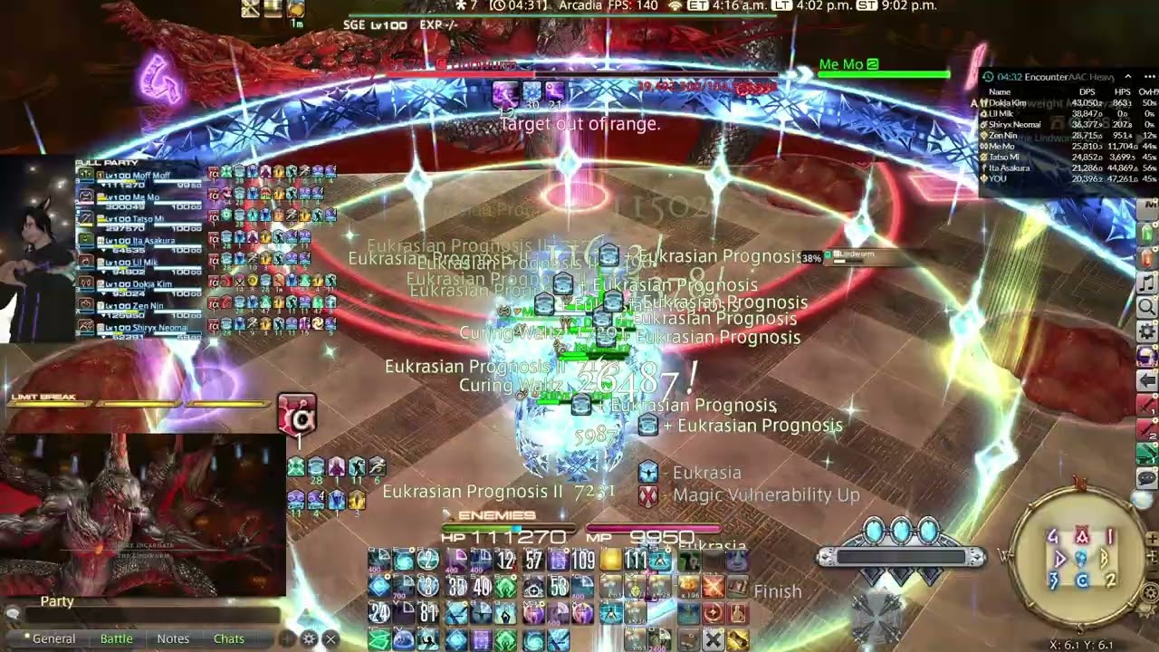 M12S phase 1 kill Sage POV (EU PF)