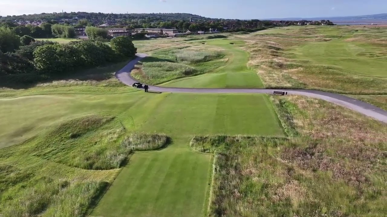 Royal Liverpool 1-18 Drone flyover with Commentary