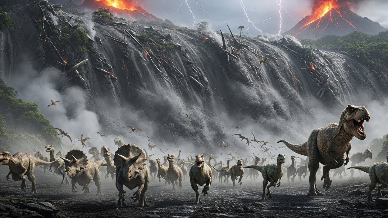 66 Million Years Ago How the Concrete River Buried Thousands of Dinosaurs Alive