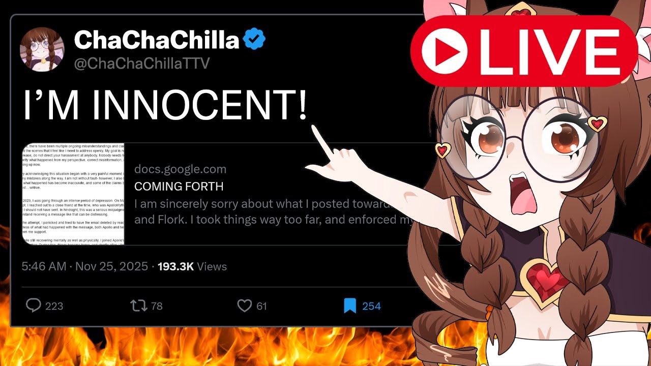 Entitled Vtuber Bully Responds in Google Doc, it's BAD