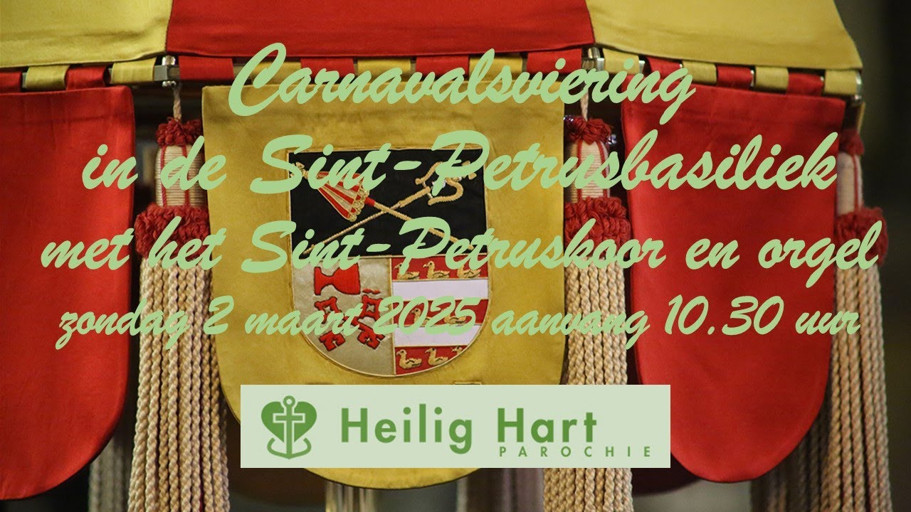 Carnavalsmis | met het Sint-Petruskoor en orgel | zondag 2 maart 2025 | aanvang 10.30 uur