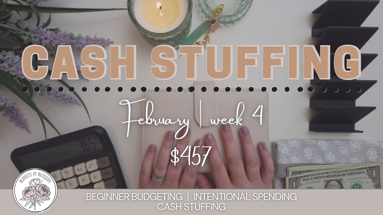 CASH STUFFING ENVELOPES $457 | February Week 4 | DEBT FREE JOURNEY