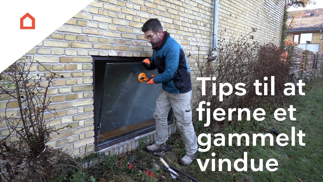 Sådan skifter du vinduer: Det gamle vindues tages ud