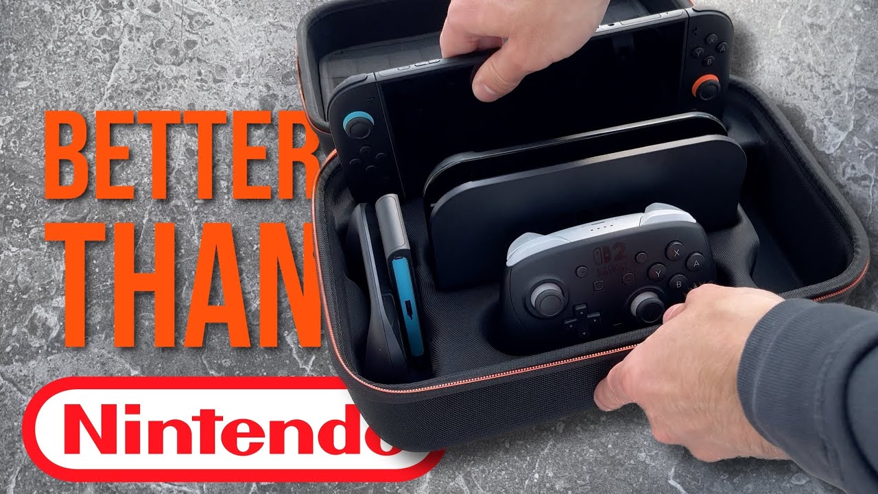 Better Than Nintendo's - COOWPS All-in-One Carrying Case for Switch 2
