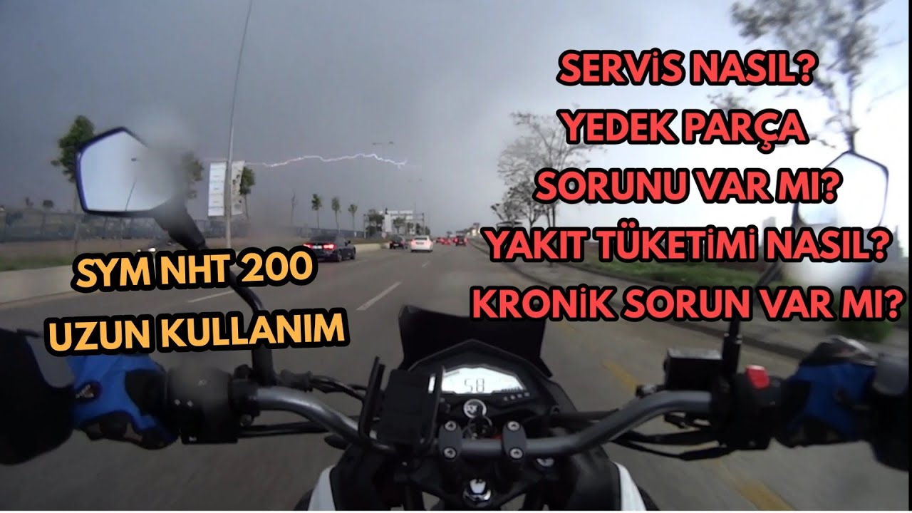 SYM NHT 200 UZUN İNCELEME (RODAJ BAKIMI)