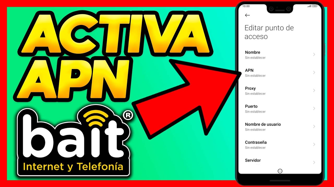 ✅COMO CONFIGURAR APN BAIT
