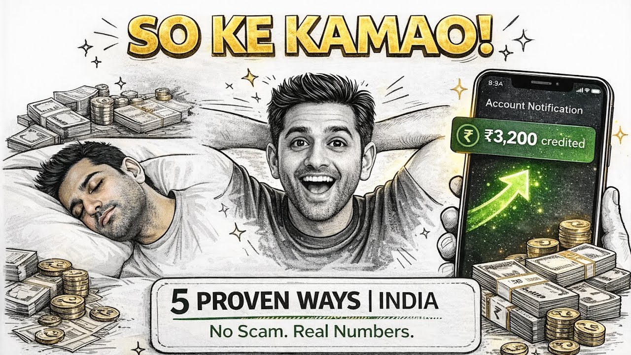 Passive Income India Mein &mdash; 5 Proven Ways | ₹30,000/Month Possible Hai! 💰
