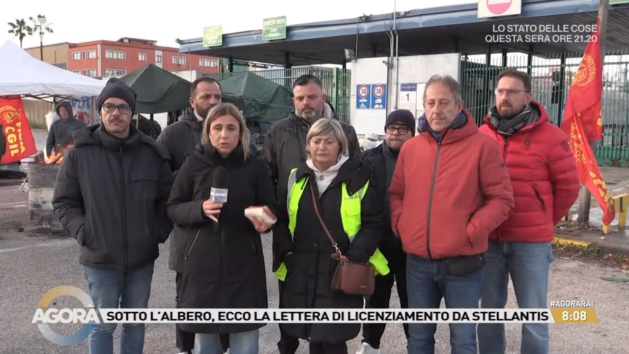 Crisi Stellantis, le voci degli operai - Agorà 08/12/2024