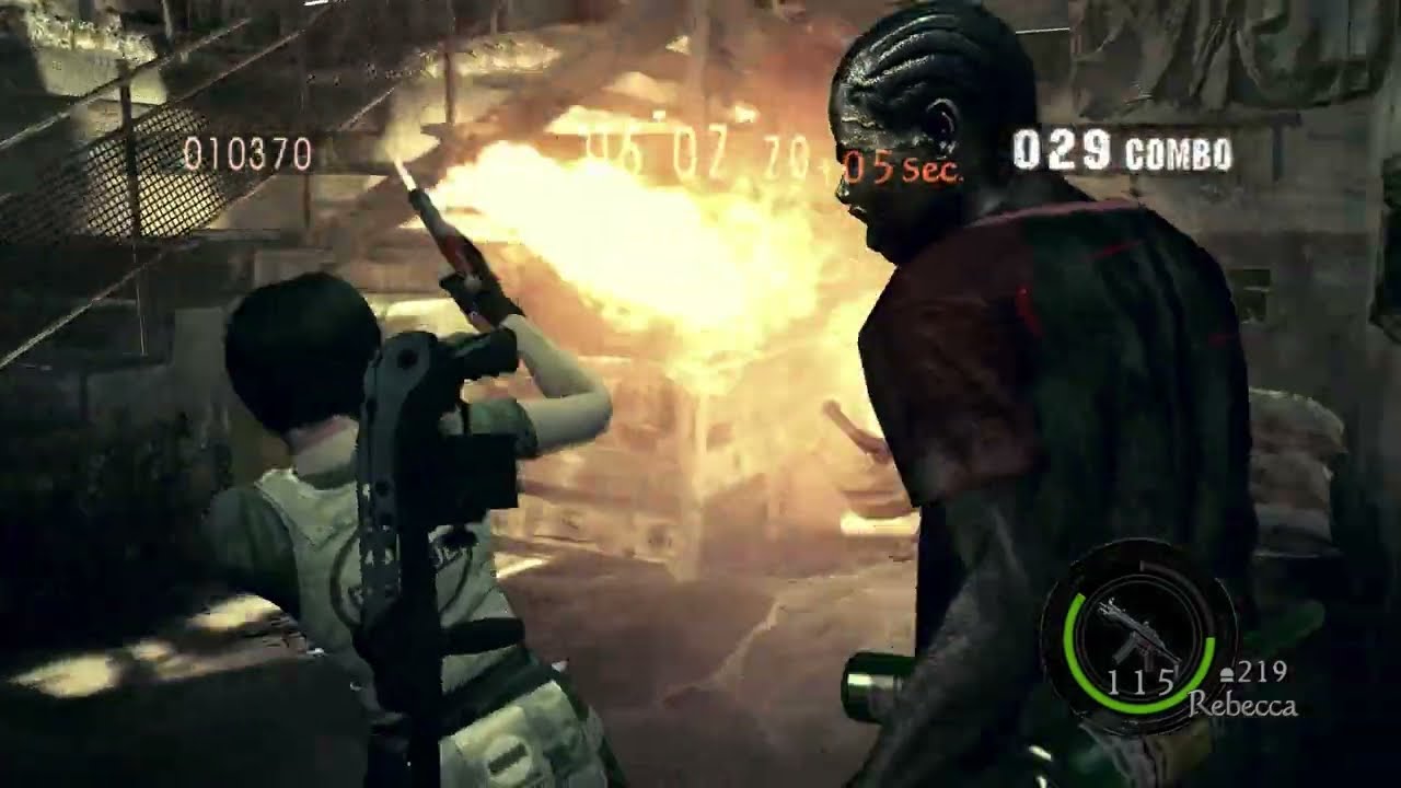 Resident Evil 5 Mercenaries Reunion - Solo - Public Assembly - 815,505 (Rebecca)