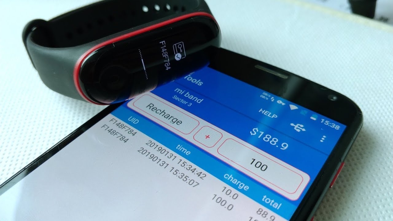 MTools Clone Mifare 1K Card to Mi Band 3 NFC Version ACR1222U PN532