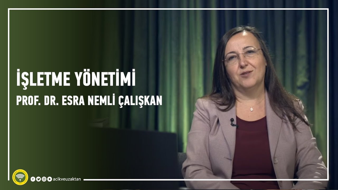 AUZEF Canlı Ders | İşletme Yönetimi